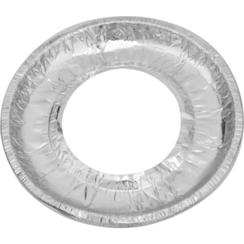 10pcs Gas Stove Mat Gas Stove Tin Paper Heat Resistant Aluminum Foil Paper Cleaning Pad Greaseproof Paper Kitchen Accessories