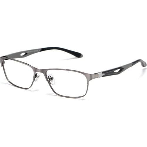 Logorela XS679 TR90 Alloy Glasses Frame Men Prescription Eyeglasses Vintage Square Spectacles Myopia Optical Frames Eyewear