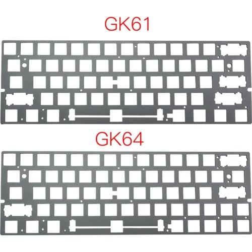 Brush Finish Positioning Board Plate GK61/GK64 60% Mechanical Keyboard DIY