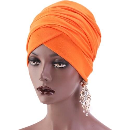 New Muslim Women Hijabs cotton hats Women Long Scarf Hat Inner Hijabs India Hat Turban Head Cap Hat Lady Hair Accessories
