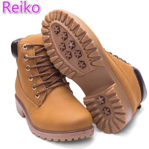 Winter boots woman Martin boots womens boots large size short boots big toe shoes rhubarb boots womens shoes timberlands boots