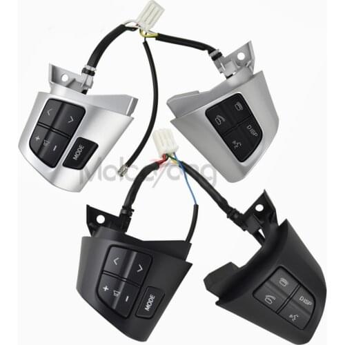 For Toyota Corolla 2007-2013 Steering Wheel Switch Audio Control Button Silver Black 84250-02230
