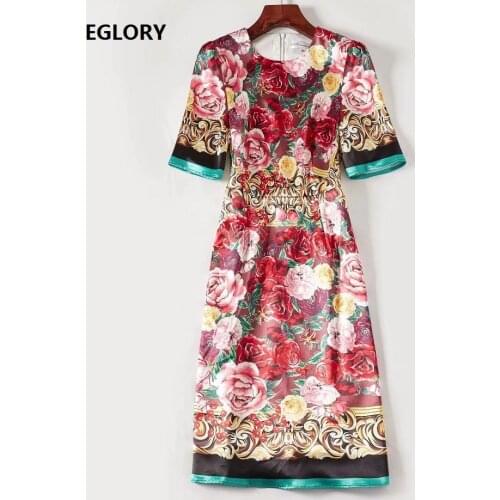 5XL Dress Vestidos De Festa 2020 Spring Summer Party Events Women Colorful Flower Print Short Sleeve Bodycon Sheath Dress 3xl