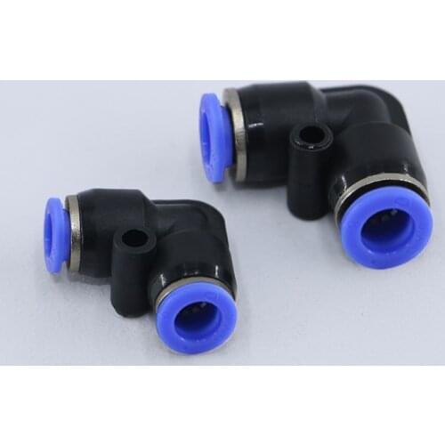 1pcs PV for 4/6/8/10/12/14MM series Pneumatic L Type Elbow Fitting Pipe Connector Quick Fitting