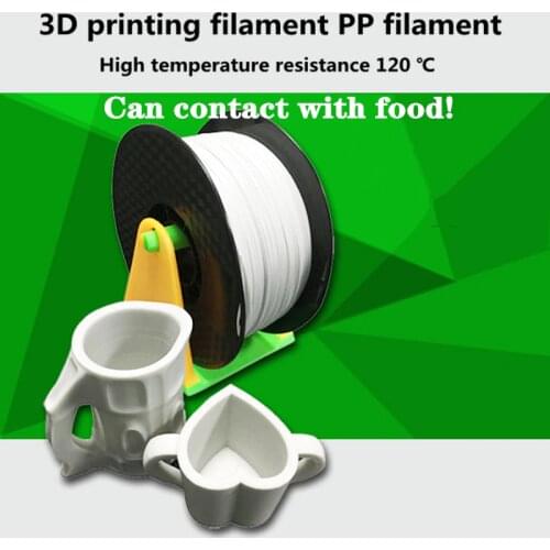 PP Filament Printer 1.75mm 1KG Food Grade Printing Materia 60-65D FDM Resina Filamentto Best Sellers Seller High Strength SELLER