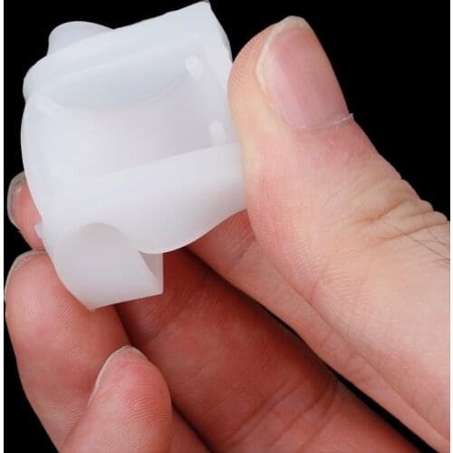 Rectangle Silicone DIY Mold Bracelet Pendant Jewellery Making Mould Resin Hole 203B