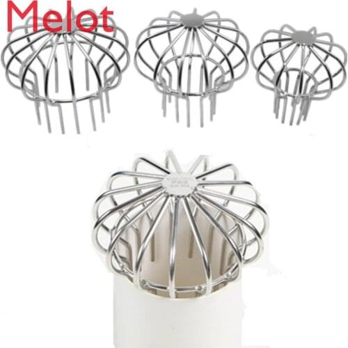 Stainless Steel Floor Drain Filter Net Roof Balcony Roof Floor Drain Anti-Blocking Anti-Plug Anti-Leaf Network Cable Cover Floor