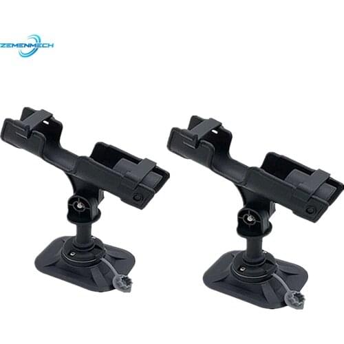 2PCS Fishing Rod Pole Holder Rack Rest Adjustable Removable Can Glue To Kayak Boat Support Stand For Fishing Rod Rack Sonar Boat