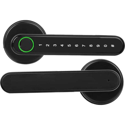 Electronic Handle Lock Smart Handle Lock Fingerprint Password App Electric Key Locker for Home Security for