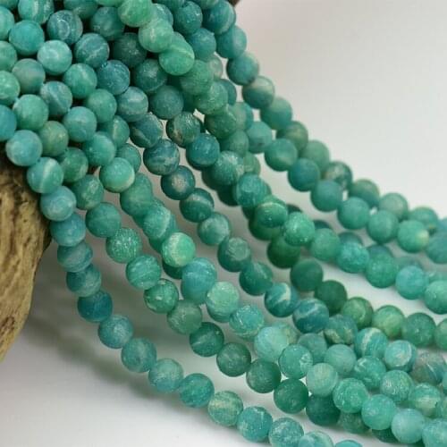 Green amazonite blurry Round Shape 4mm 15"nature for DIY jewelry making loose beads FPPJ wholesale beads nature gem stone