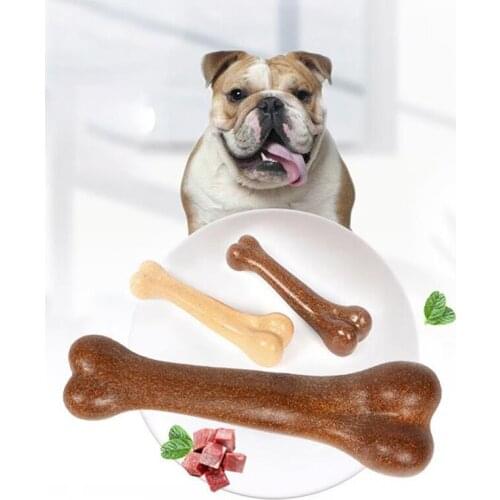 1PC Dog Bone Natural Non-Toxic Puppy Toys For Dog Pet Chew Game Dental Care