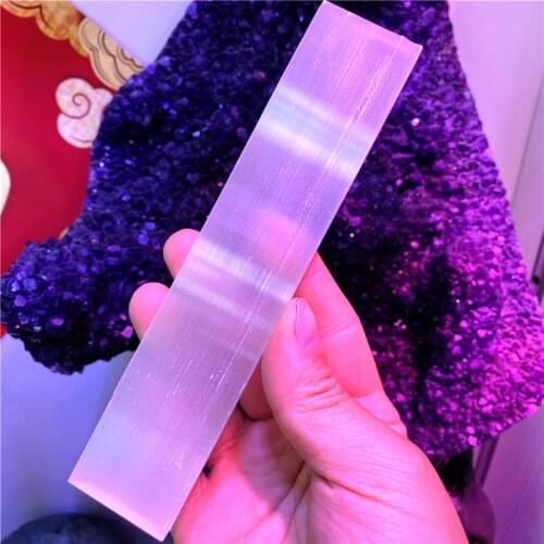 15cm Natural White Selenite Crystal Chips Gypsum Quartz Rough Minerals Specimen Point Healing Stone Home Decoration