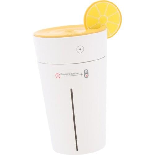 200 ML Cute Lemon Cup Shaped USB House Room Humidifier Diffuser Can Be Taken As a Skin Care, Keeps Skin Healthy and Moist