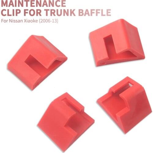 4PCS Car Rear Boot Handle Tailgate Repair Clips designed for Nissan QASHQAI 2006 - 2013 Clip Repair Clips Trim Trunk Lids Parts