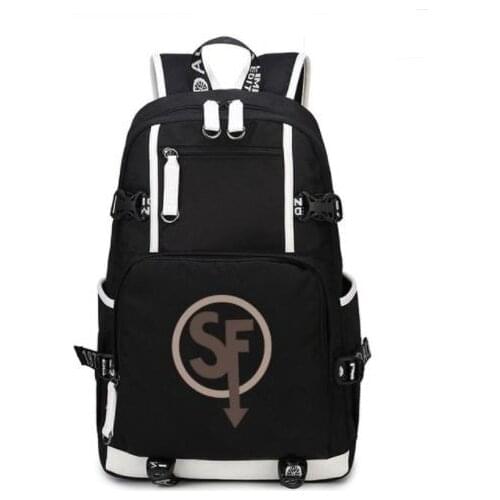 Sally Face Cartoon Backpack Teenager Students School Bags Large Capacity Backpack Women Men Laptop Backpack Casual Travel Bags