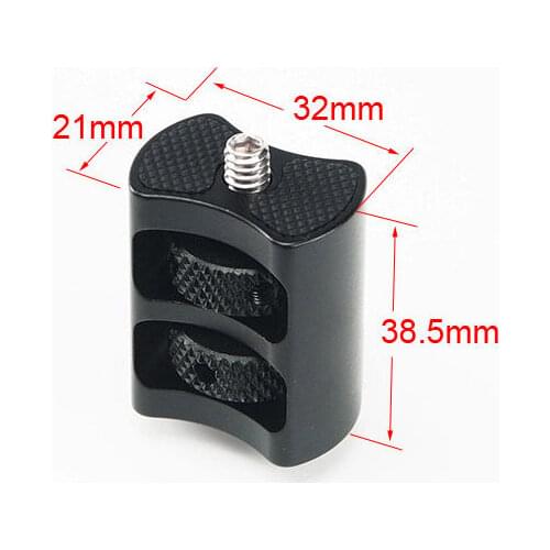 Quick Release 1/4" Male Screw Adapter Connector fr DSLR Rig Tripod Bracket Sports Action SLR Camera Flash Light Photo EVF Head