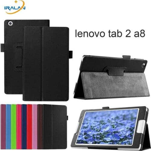 For lenovo tab3 8 TB3-850M/F PU leather stand protective Tablets e-Books Case for lenovo tab 2 A8-50 A8-50F A8-50LC cover + pen