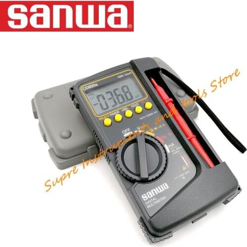 SANWA CD800a Digital Multimeter Electrical Capacitance Frequency Measurement Hand Strap Instruction Manual