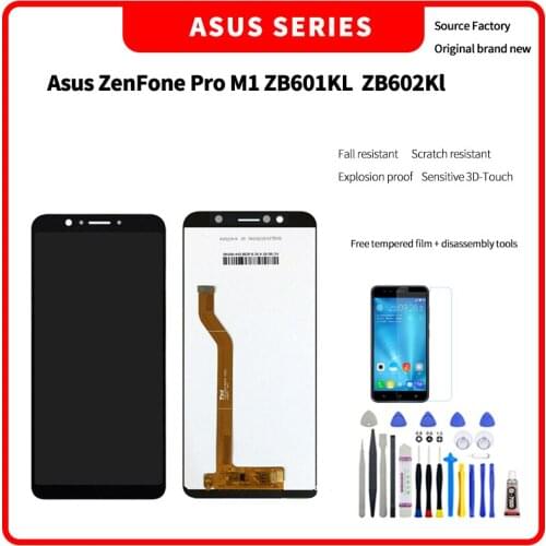 For Asus ZenFone Pro M1 ZB601KL ZB602KL LCD For ZenFone Pro M1 ZB601KL ZB602KL Display LCD Screen Touch Digitizer Assembly