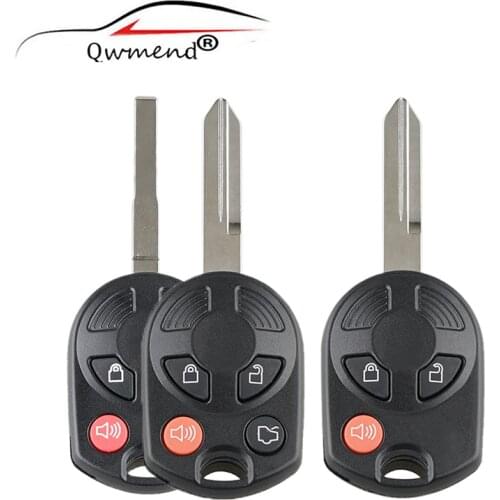 For Ford Car Key 3/4 Buttons 315Mhz Car Remote Key for Ford C-Max Edge Escape Focus Lincoln Mazda Mercury OUCD6000022