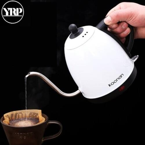 Stainless Steel Electric Kettle Coffee Drip Long Gooseneck Spout Pour Over Induction Pot Espresso Coffee Tea For Barista tools