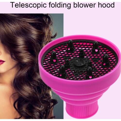 Soft Silicone Collapsible Hairdryer Diffuser Hairdressing Dryer Blower Hood Hair Styling Accessories для волос 2020