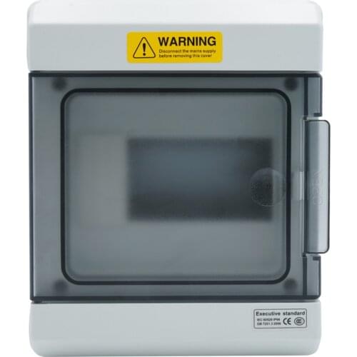 YF1506 Outdoor 6 Ways Wall-mounted Waterproof Distribution Box,Circuit Breaker Protection Box,Lighting Switch Waterproof Box