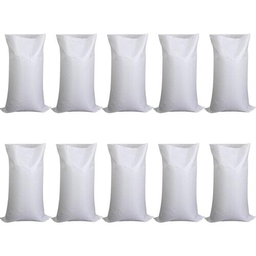 10 Pcs Flood Control Sandbag 35x45/45x75/50x85cm Flood Resistant Plastic Fabric Sandbags Heavy Duty Flood Control Sandbags