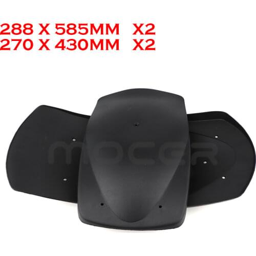 4PCS Go kart Front Rear fender for 150cc 250cc Kinroad Roketa SUNL HAMMER HEAD SAHARA ATV Quad DUNE Buggy Moped