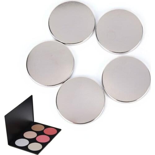5Pcs 36.5mm Responsive to Magnetic Makeup paletteEmpty Round Tin Pans for Eye shadow Palette