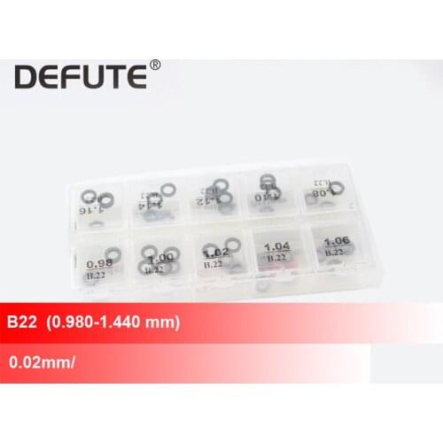 50 Pieces B22 Auto Engine Common Rail Injector Repair Shims Diesel Nozzle Adjusting Gasket
