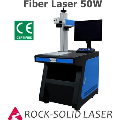 50W Fiber Laser Engrave Machine for Metal Plastic Q switch Pulsed Laser Deep Engraving Marking Machine CE certified