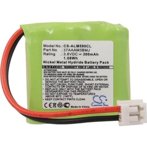 Cameron Sino 300mAh Battery for Alcatel Biloba 490, 590, Versatis D100 duo, for GP 37AAAM3BMJ, for Iloa 350, 352, 480, 95