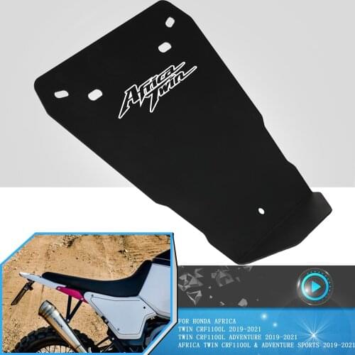 For HONDA Africa Twin CRF1100L ADVENTURE 2019 2020 2021 Motorcycle Aluminum License Plate Bracket Holder Extend Fender Guard