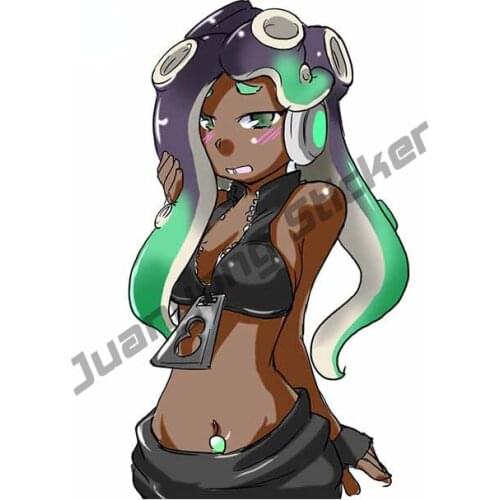 Splatoon And 1 More Car Sticker Exterior Accessories Creative Bumper Camper Yacht Decal Trunk Waterproof SUV Fine Decor KK13x8cm