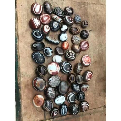 7Pcs/Lot Special Rare One Thousand Miles of Natural Agate Multiple Eyes Strange Mysterious Pattern Loose Beads Retro Jewelry