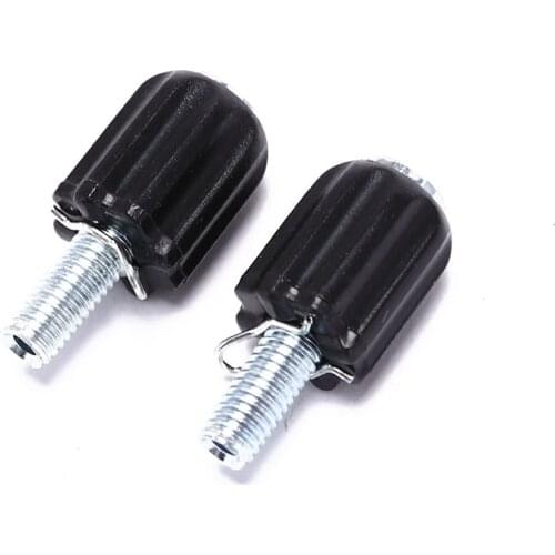 2pcs Black Shift Cable Stop Barrel Adjusters Shift Screw For Mini Velo Road Bike