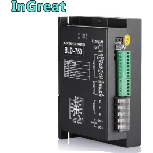 25A Brushless Motor Driver DC 48V BLDC Driver 750W Hall drive Controller Adjustable High speed Fan Suitable for 300W 400W 600W