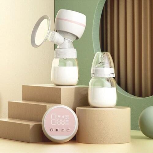 Electric Breast Pump Milk Feeding Collector Electric Breastfeeding Bottle Lactation Baby Bottle Soft Painless mute Bpa-free USB