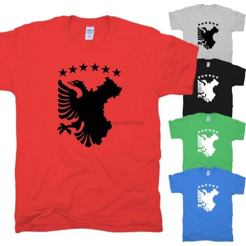 Autochthonous Flag Flag Albania Kosovo Kosova shqiptar Mountains T-Shirt S-XXL