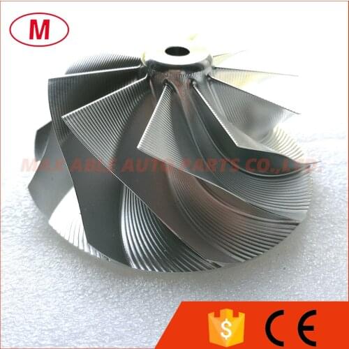 GT3584R GENII Turbo Point Milling Billet compressor wheel/Aluminum 2618/Point Milling compressor wheel 67.30/84.44mm 10+0 blades