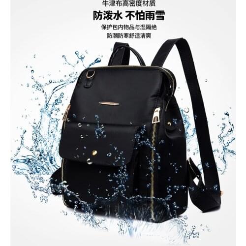 Fashion Waterproof Oxford Cloth Backpacks Women Crossbody Bags Casual Lightweight Outdoor Travel Bags Purses Mini Backpack Women