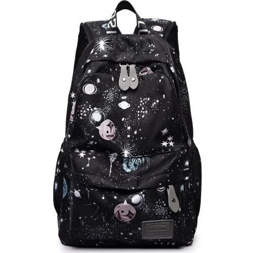 Fashion Backpack Starry Pattern Women Backpack High-capacity School Backpack College Student Teen Girl Schoolbags Mochilas