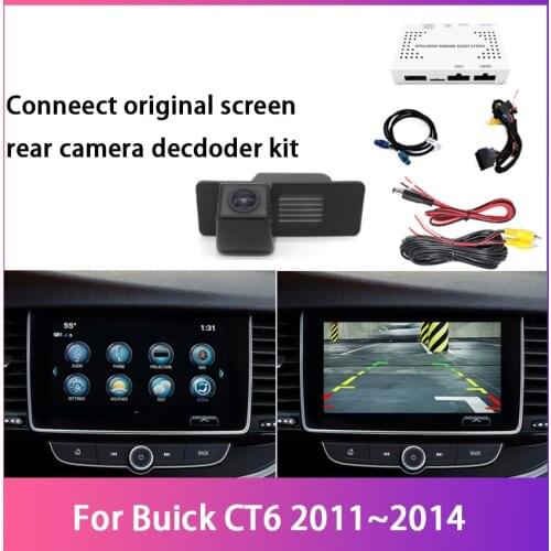 Reverse Rear Camera Decoder For Buick CT6 2011 2012 2013 2014 Parking Rear View Backup Camera Interface Adapter Box Module