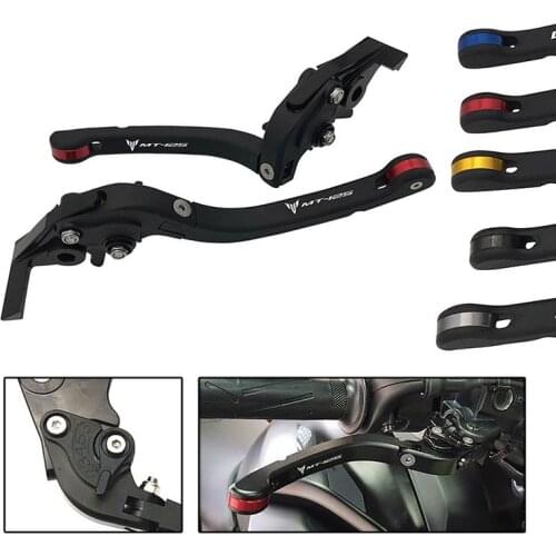 Motorcycle Brake Clutch Levers For YAMAHA MT-125 MT 125 2014-2020 SEMSPEED Adjustable Folding Motorbike Brakes Handles Levers
