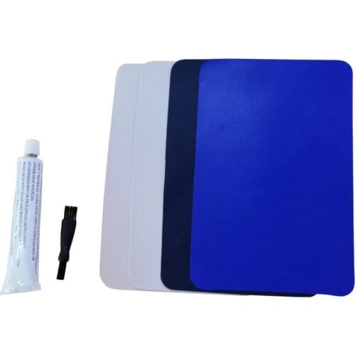 6 Pcs/Set PVC Glue Puncture Patch Repair Tool Set Inflatable Raft Rubber Boat Swimming Ring Waterproof Patch Kit Color Random