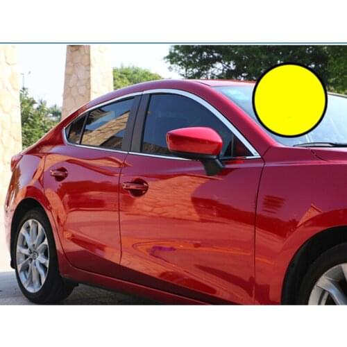 Stainless steel car window trims for mazda3 mazda 3 axela 2013 2014 2015 2016 2017 2018 3rd bm accessories