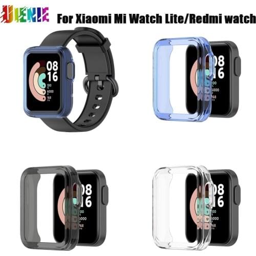 TPU half-pack protective case for Xiaomi Mi Watch Lite/Redmi watch Smart Watch Shell Half pack Cover for protective Cases