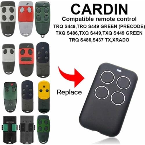 CARDIN TRQ TXQ XRADO remote control gate remote control CARDIN garage door remote control 433MHz