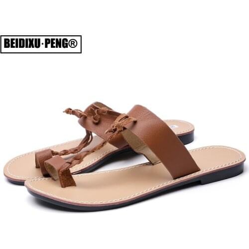 Women T-strap Summer Flip Flops Derma Clip-toe Casual Thong Slides Sandles Sapatos Femininos Flats Shoes Sandalias Houseshoes